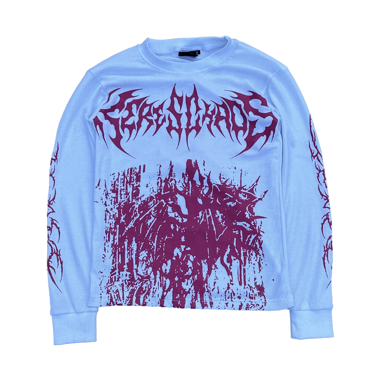 "Before Chaos" Long Sleeve White